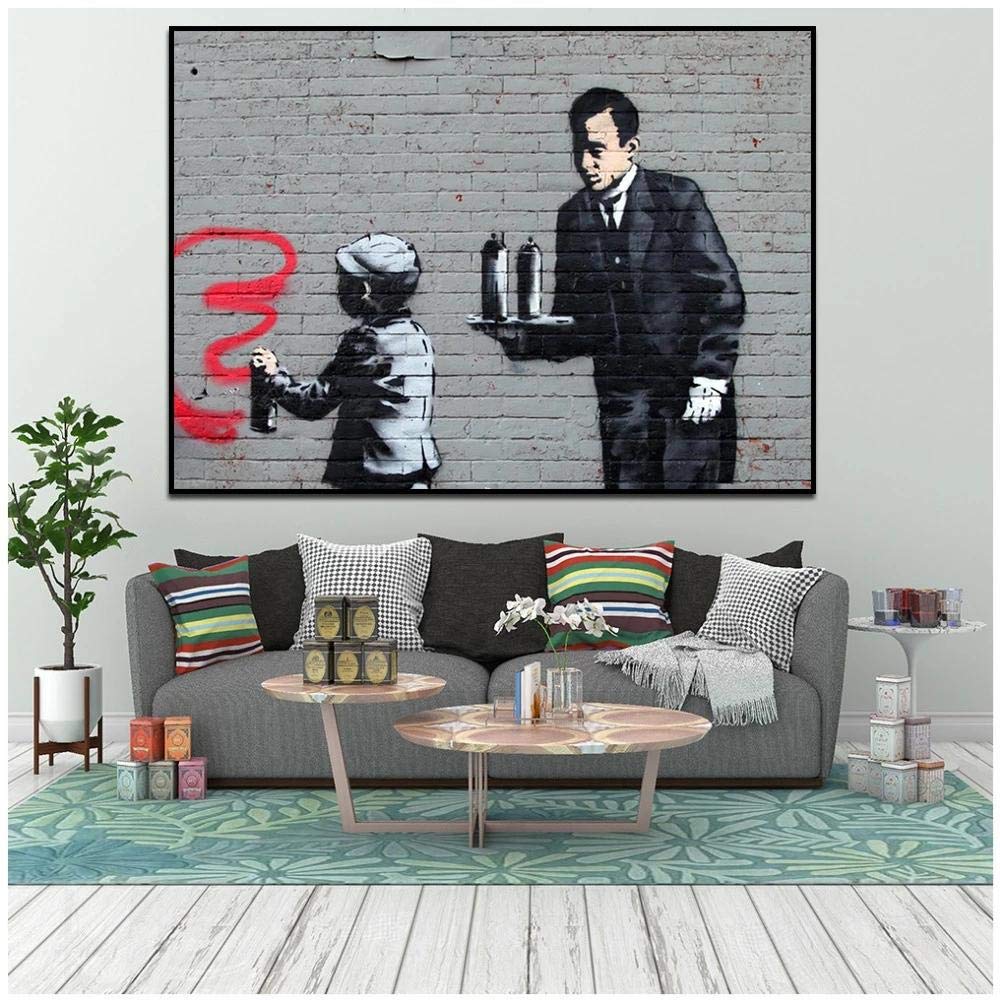 Amazon.co.jp: バンクシーアートワークグラフィティストリートアート